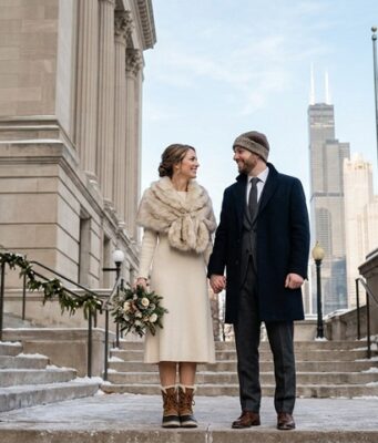 Courthouse Wedding Outfit Ideas for Winter in Chicago (That Are Actually Stylish)